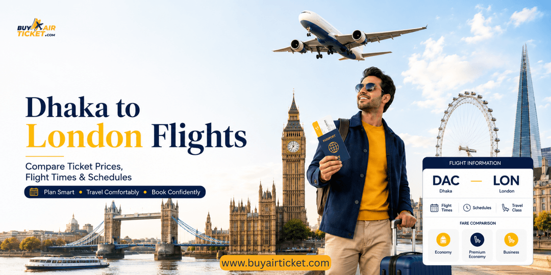 Dhaka to London Flight Price & Schedule